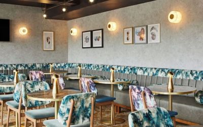 Hotel bar perfect for coworking at Leonardo Royal Hotel Edinburgh.