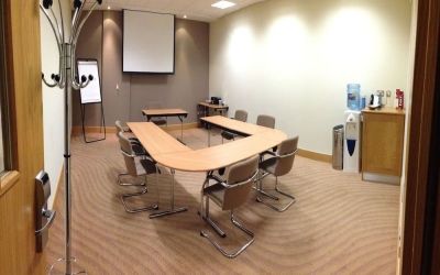 Professional meeting room at Leonardo Hotel Exeter.
