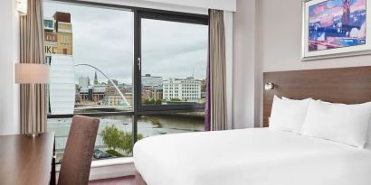 Day use room with natural light at Leonardo Hotel Newcastle Quayside.
