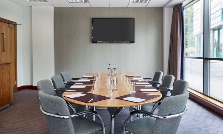 Professional meeting room at Leonardo Hotel Newcastle Quayside.