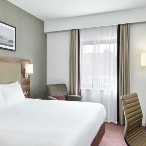 Day use room with work desk at Leonardo Hotel Newcastle Quayside.