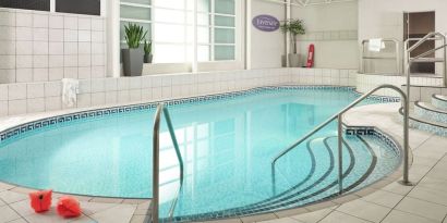 Refreshing indoor pool at Leonardo Royal Hotel Oxford.