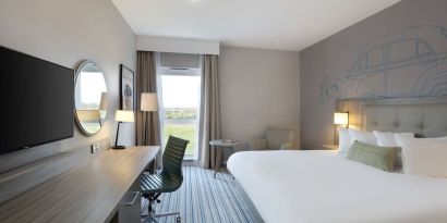 Day use room with work desk at Leonardo Royal Hotel Oxford.