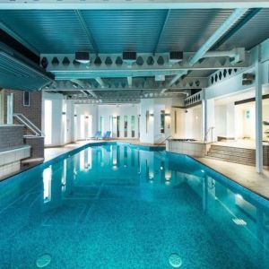 Refreshing indoor pool at Leonardo Hotel Edinburgh Murrayfield.