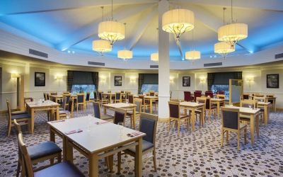 Dining room at Leonardo Hotel Inverness.