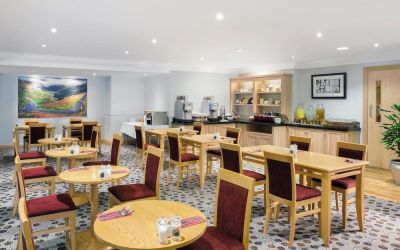 Breakfast area at Leonardo Hotel Inverness.