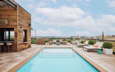 Outdoor pool at Viceroy Washington DC.
