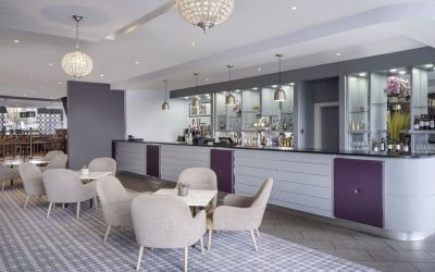 Hotel bar at Leonardo Hotel Leeds.