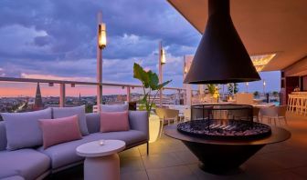 Hotel rooftop at Hotel Zena Washington DC.