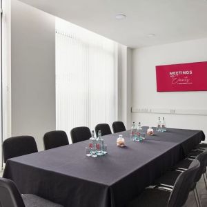Professional meeting room at Leonardo Royal Hotel Edinburgh Haymarket. 