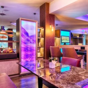 Business center at Leonardo Royal Hotel Edinburgh Haymarket. 