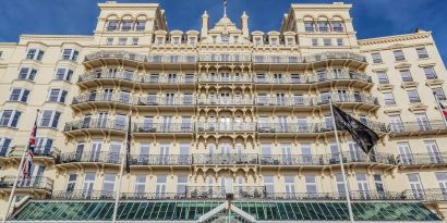Hotel exterior at The Grand Brighton. 