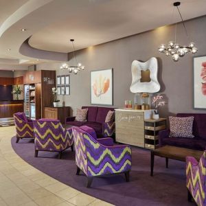 Lounge area at Leonardo Hotel Dublin Parnell Street.