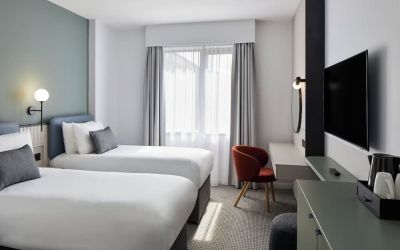 Two bed day use room at Leonardo Hotel Dublin Parnell Street.
