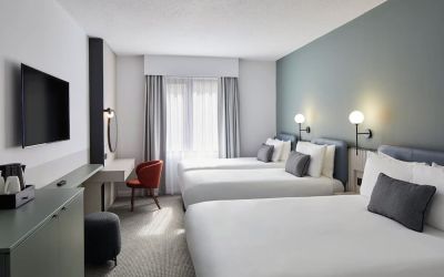 Three bed day use room at Leonardo Hotel Dublin Parnell Street.