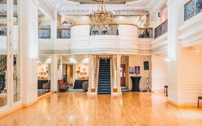 Dance studio with high ceilings available at The Dilly.  