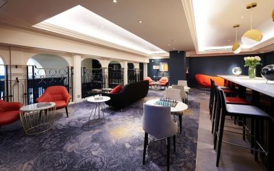 Executive lounge at The Dilly.  