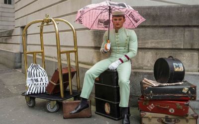 Porter/bellhop available at Hotel Gotham. 