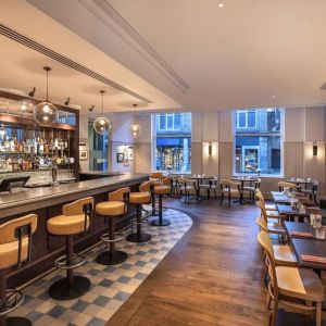 Dining room at Leonardo Hotel Cardiff.