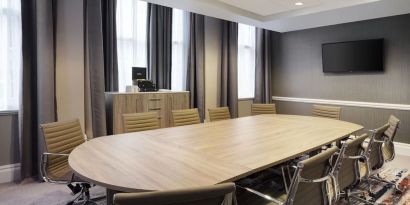 Meeting room at Leonardo Hotel Cardiff.