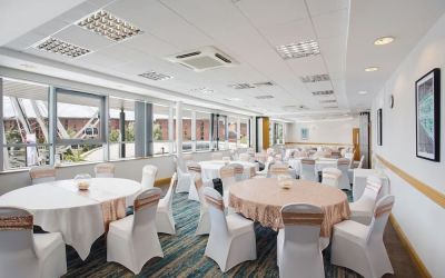Banquet hall at Leonardo Hotel Liverpool.