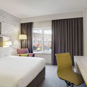 Day use room with work desk at Leonardo Hotel Manchester Central.