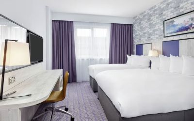 Two bed day use room at Leonardo Hotel Swindon.
