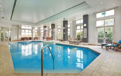 Refreshing indoor pool at DoubleTree by Hilton Dartford Bridge.