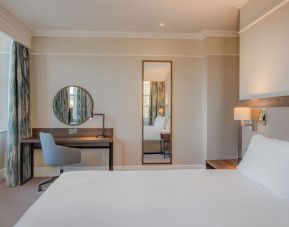Spacious day use room with work desk at Hilton Edinburgh Carlton.