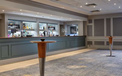Hotel bar at DoubleTree By Hilton Stoke On Trent.