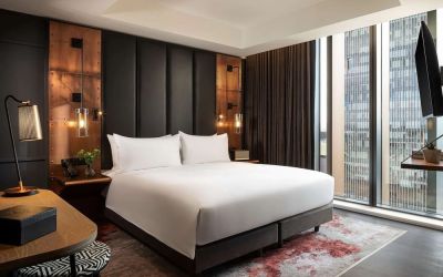 Modern day use room with natural light at The Gantry London, Curio Collection By Hilton.