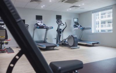 Fitness center available at Hilton Garden Inn Birmingham Airport.