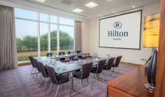Meeting room with u shape table the Hilton Reading.