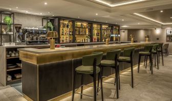 Hotel bar at Hilton London Watford.