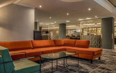 Comfortable lounge area  at Hilton London Watford.