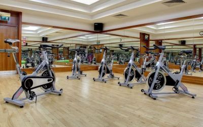 Fitness center available at DoubleTree By Hilton Edinburgh Airport.