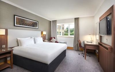 Day use room with work desk at DoubleTree By Hilton Coventry.