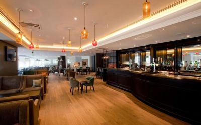 Hotel bar at DoubleTree By Hilton Coventry.