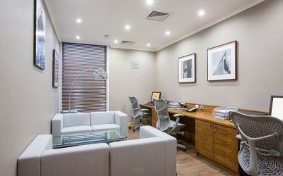 Business center available at Hilton Garden Inn Glasgow City Centre.