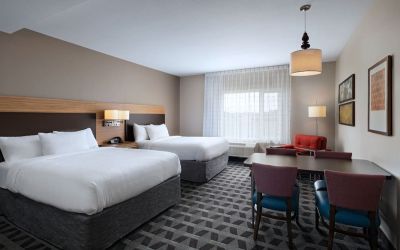 Queen beds available at TownePlace Suites Edgewood Aberdeen.