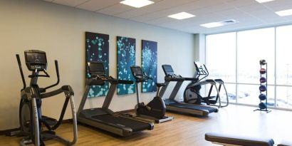 Fitness center available at AC Hotel Cincinnati At Liberty Center.