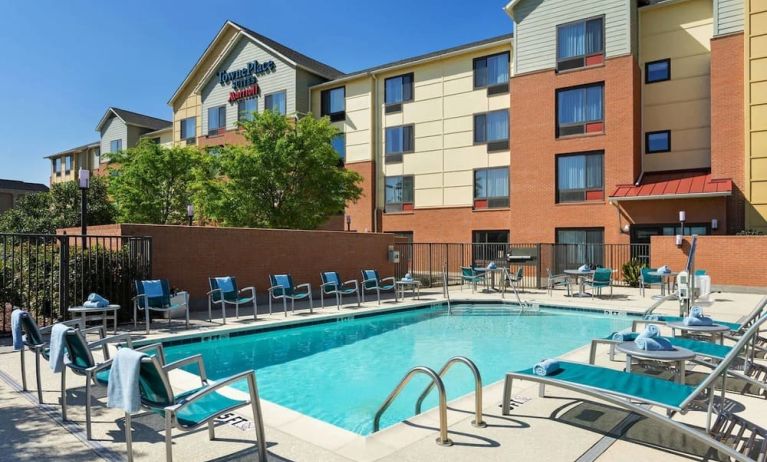 Refreshing outdoor pool at TownePlace Suites By Marriott Shreveport-Bossier City.