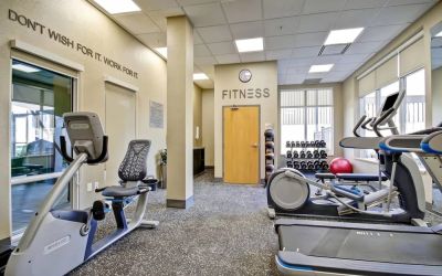 Fitness center available at Fairfield By Marriott Guelph.