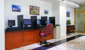 Business center available at Congress Plaza Hotel.