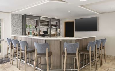 Hotel bar at Hilton Garden Inn Boca Raton.