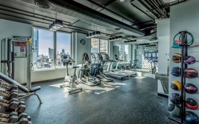 Fitness center available at Innside By Melia New York Nomad.