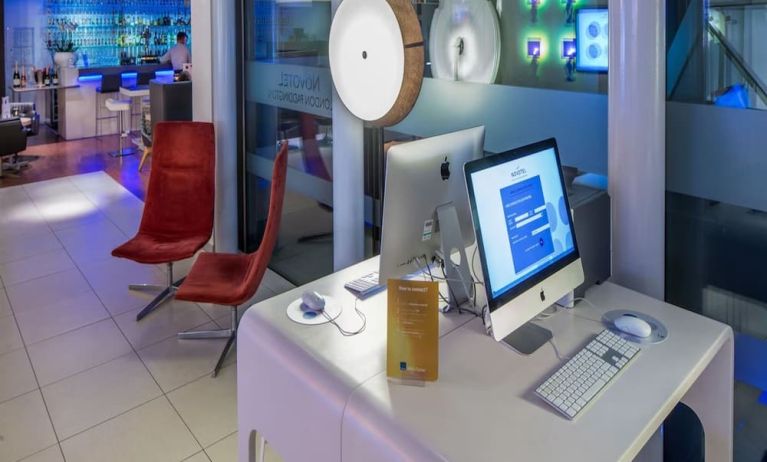 Business center available at Novotel London Paddington.

