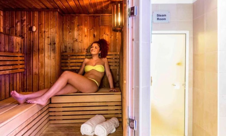 Sauna available at Novotel London Paddington.
