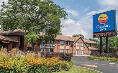 Hotel exterior at Comfort Inn Simcoe.