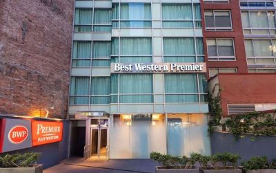 Hotel exterior at Best Western Premier Herald Square.